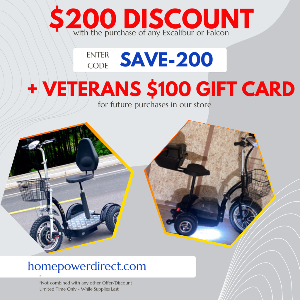 Five Star Scooters Falcon 48 SLA - Home Power Direct