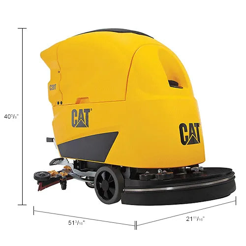 Global Industrial - Cat® C20T Auto Floor Scrubber With Traction Drive, 20" Model #: WB641746