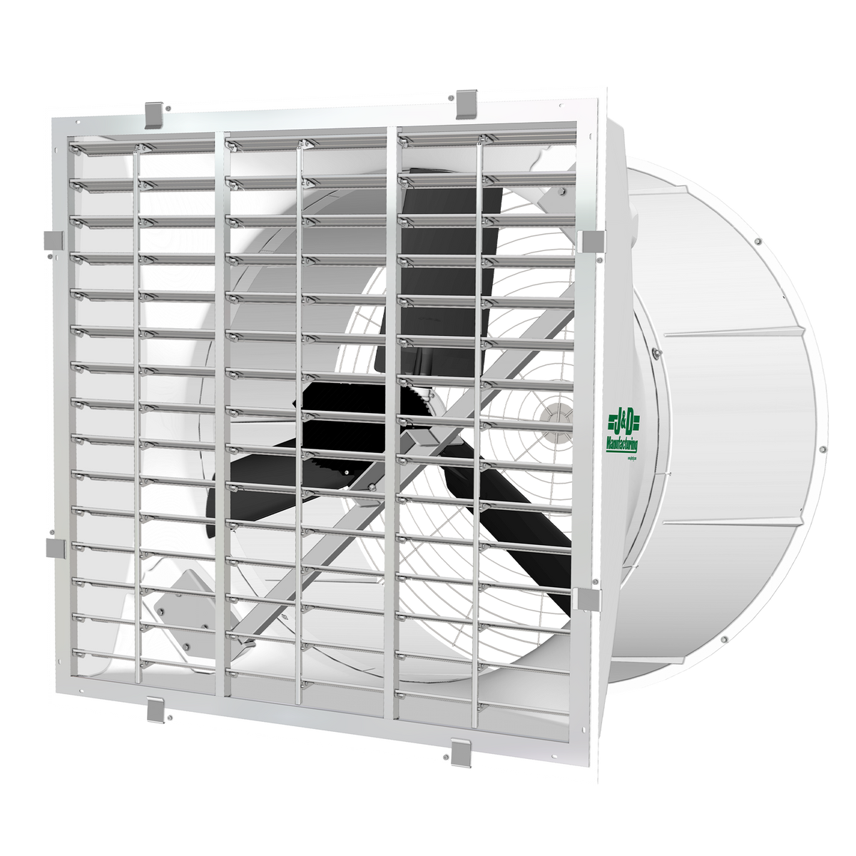 J&amp;D Manufacturing Direct Drive Storm Exhaust Fan