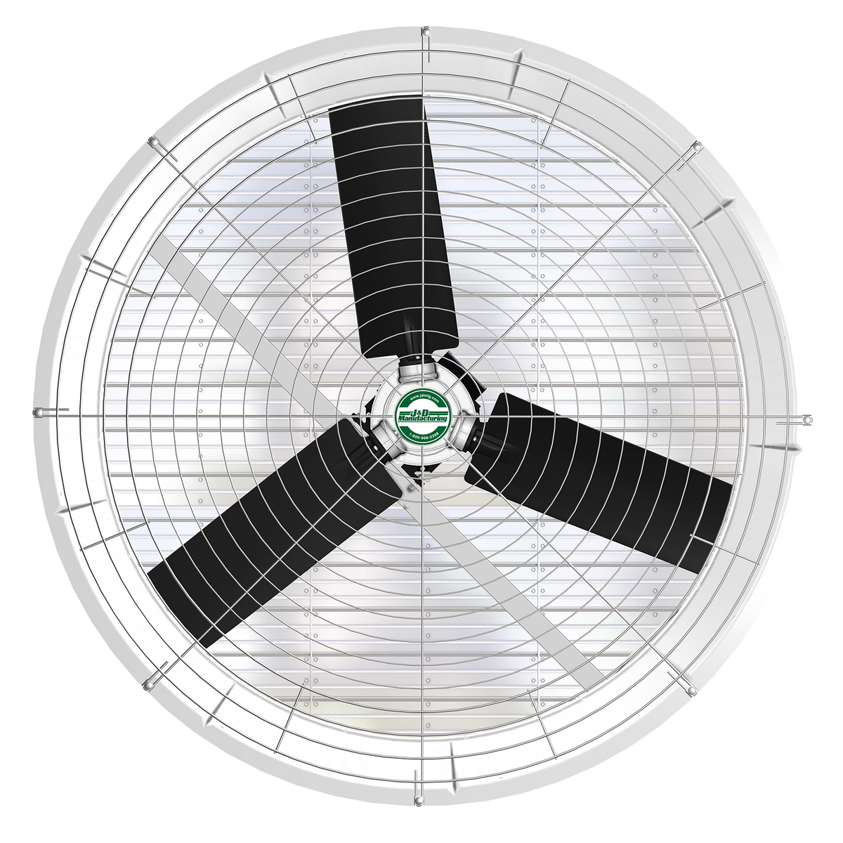 J&amp;D Manufacturing Direct Drive Storm Exhaust Fan