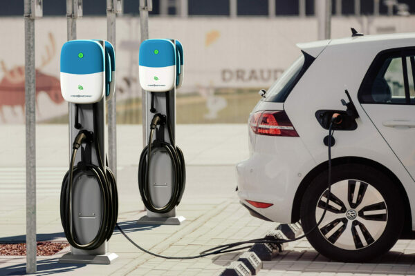 80A COMMERCIAL DUAL EV CHARGING STATION, DUAL CSE2 LEVEL-2, RFID