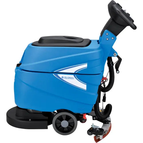 Global Industrial - Auto Walk-Behind Floor Scrubber 17" Cleaning Path, Two 80 Amp Batteries Model #: WB641411