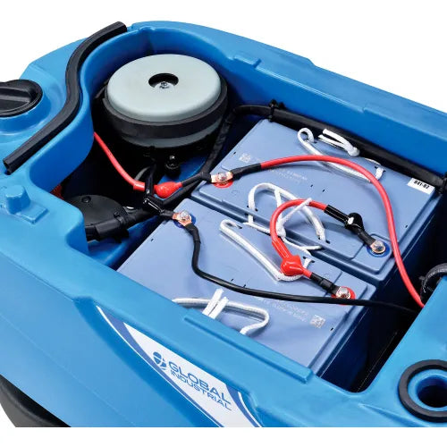 Global Industrial - Auto Walk-Behind Floor Scrubber 17" Cleaning Path, Two 80 Amp Batteries Model #: WB641411