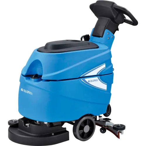 Global Industrial - Auto Walk-Behind Floor Scrubber 17" Cleaning Path, Two 80 Amp Batteries Model #: WB641411