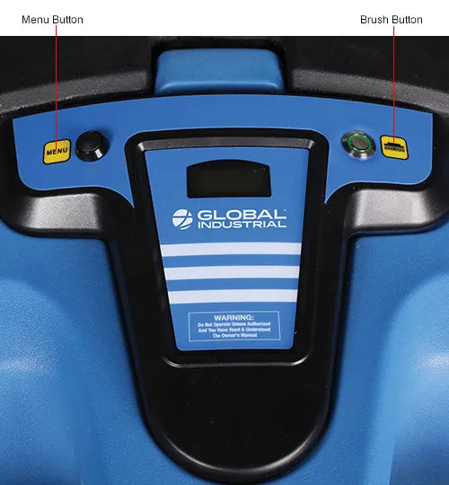 Global Industrial - Auto Walk-Behind Floor Scrubber, 20" Model #: WB641264