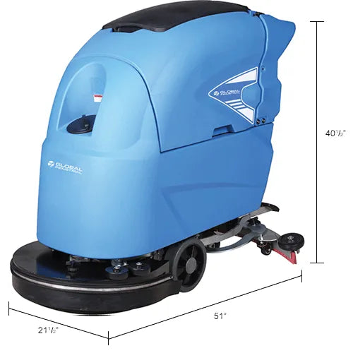 Global Industrial - Auto Walk-Behind Floor Scrubber, 20" Model #: WB641264