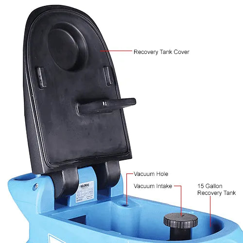 Global Industrial - Auto Walk-Behind Floor Scrubber, 18" Model #: WB641263