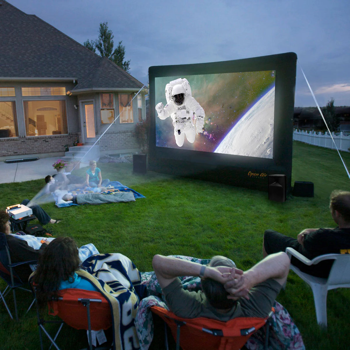 Home Outdoor Movie Screen Kit 9&#39;