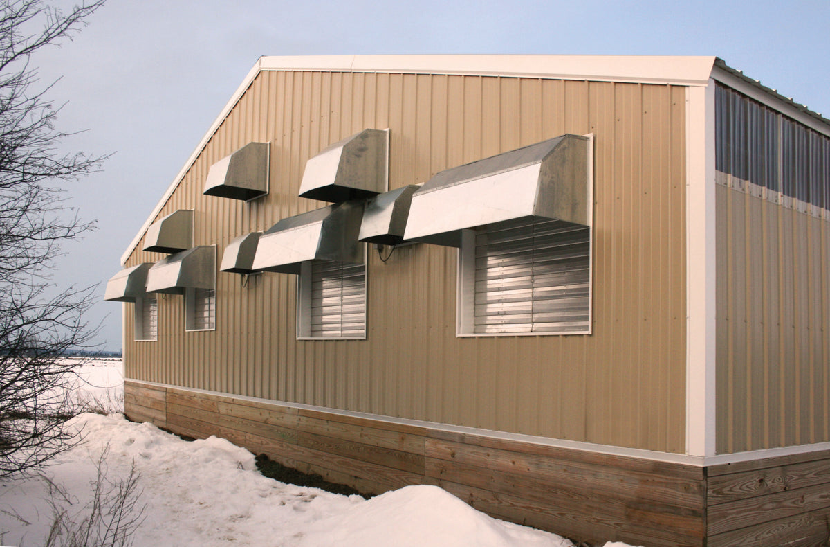 J&amp;D Manufacturing Galvanized Weather Hood