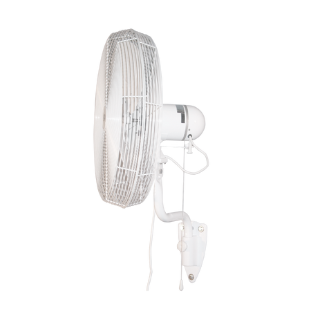 J&D Manufacturing Indoor/Outdoor UL507 Certified Oscillating Wall Mount Fan