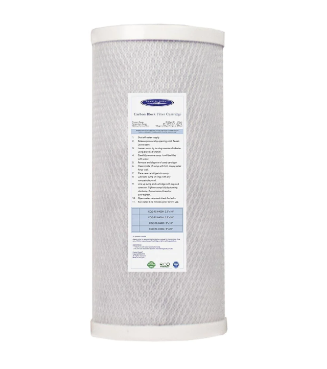 Coconut Based 5-Micron Carbon Block Filter Cartridge