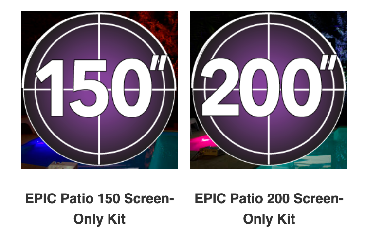 EPIC PATIO Screen-Only Kit