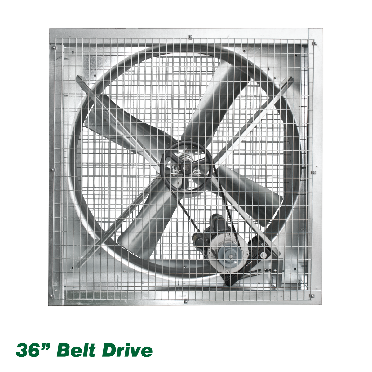 J&amp;D Manufacturing Whirl-wind Galvanized Box Fan