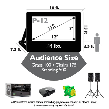 Event Pro Outdoor Theater System 12&#39;