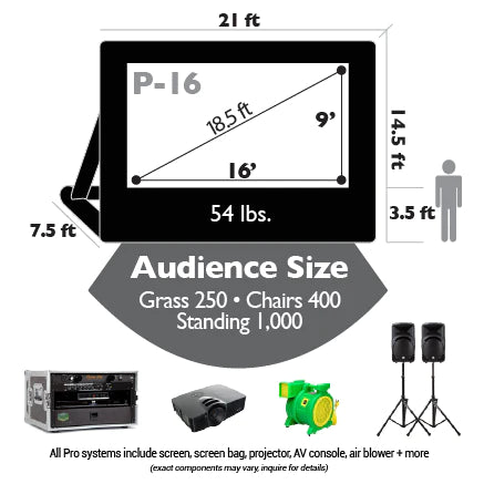 Event Pro Outdoor Theater System 16&#39;