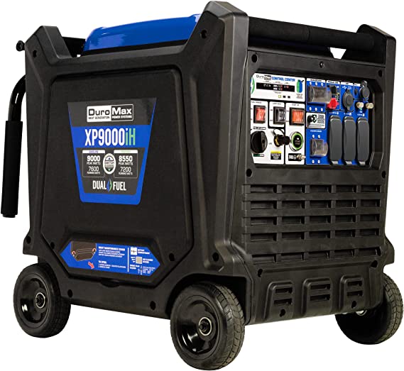 DuroMax 9,000 Watt Dual Fuel Portable Digital Inverter Generator