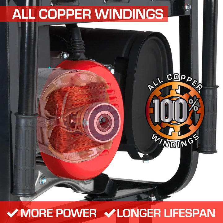 DuroStar DS10000E 10,000-Watt/8,500-Watt 439cc Electric Start Gas Powered Portable Generator