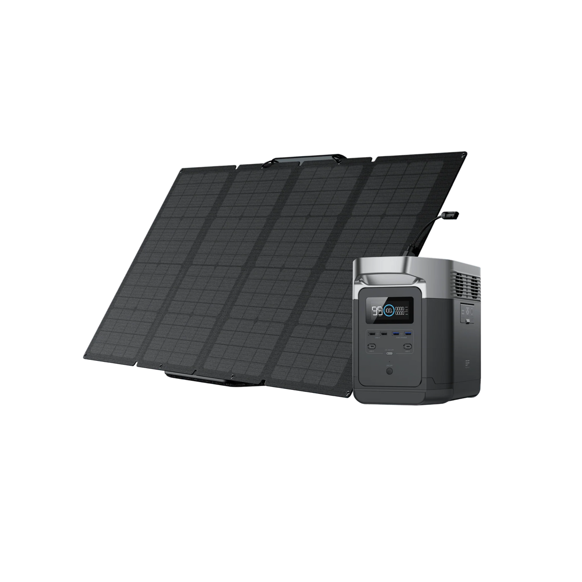 EcoFlow DELTA 1000 + 160W Portable Solar Panel