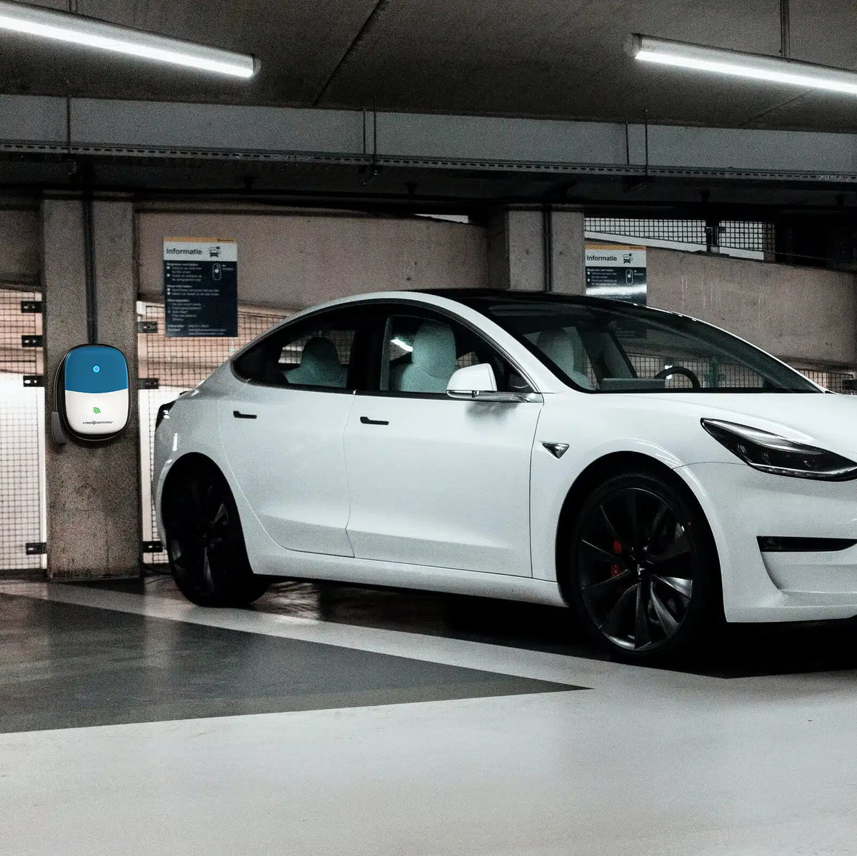 Electric Cyber Ev Charger Cse1, Level 2 Commercial Electric Vehicle Charger