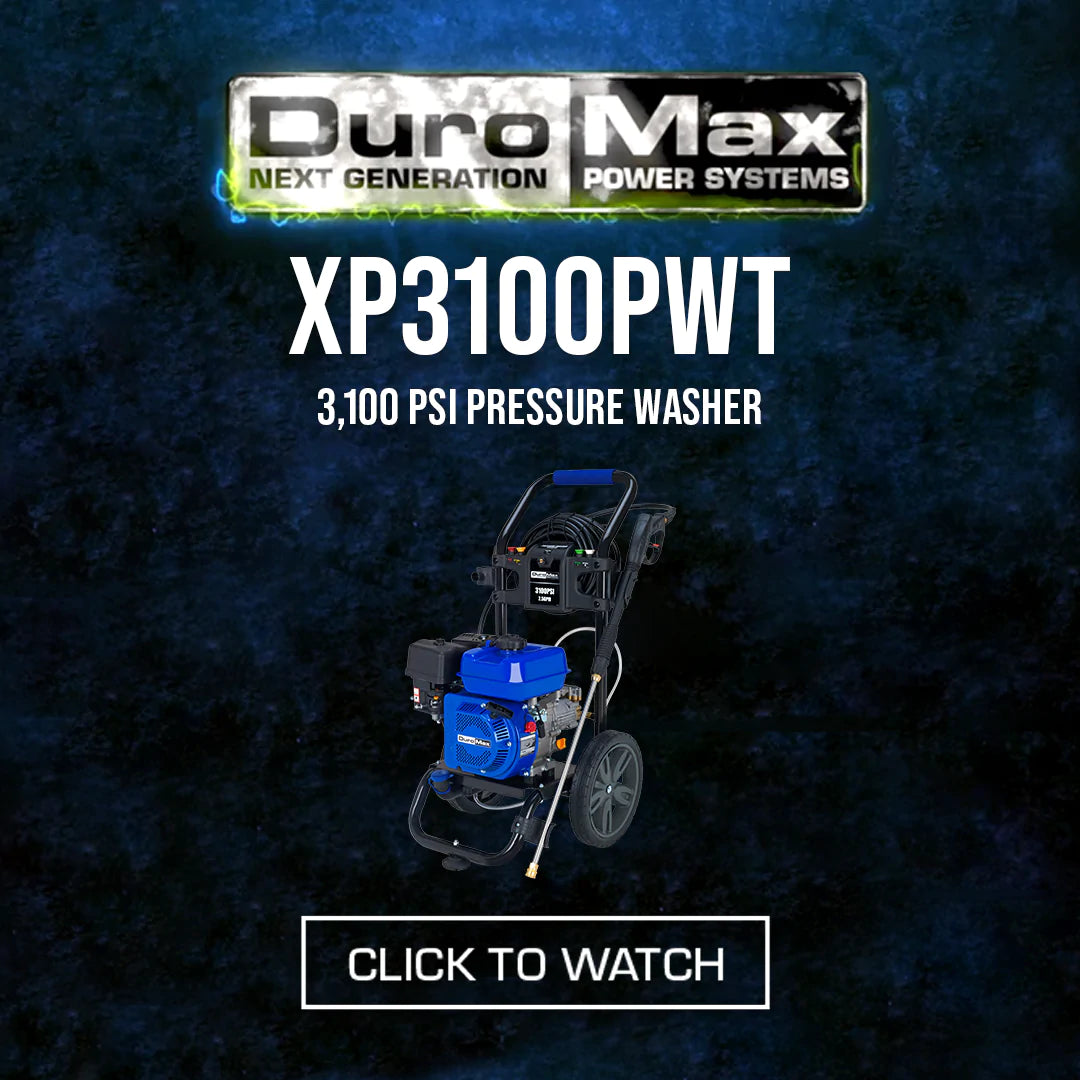 DuroMax XP3100PWT 3100 PSI 2.5 GPM 208cc Gas Engine Turbo Nozzle Pressure Washer