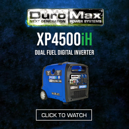 DuroMax 4,500 Watt Dual Fuel Portable Digital Inverter Generator