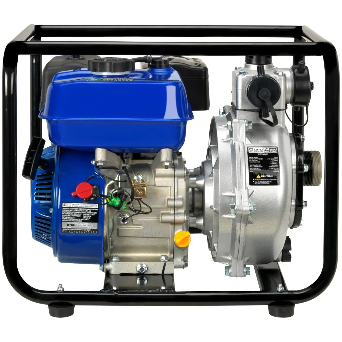 DuroMax XP702HP 208cc 70-Gpm 2&quot; Gas Powered Portable High Pressure Water Pump