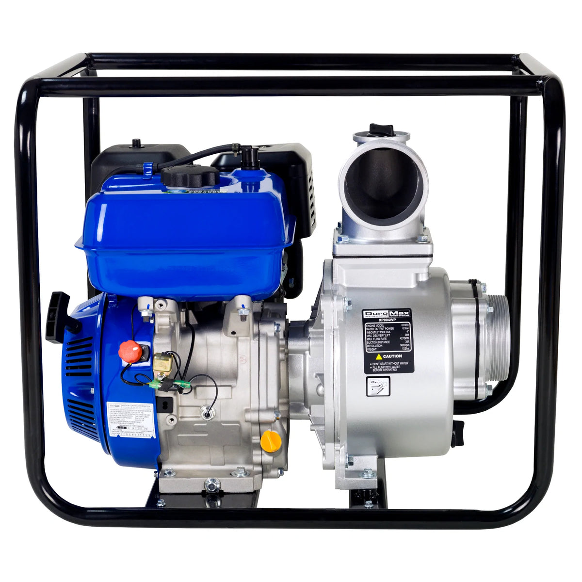 DuroMax XP904WP 270cc 427-Gpm 4&quot; Gas Powered Portable Semi-Trash Water Pump