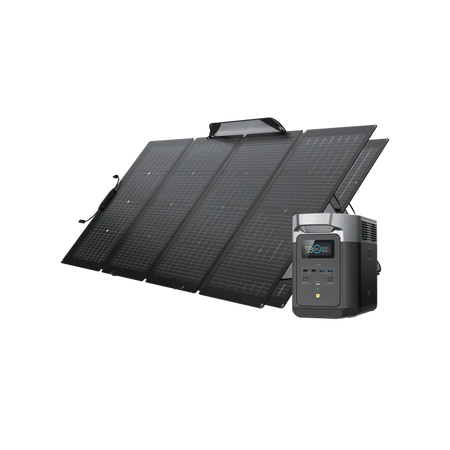 EcoFlow DELTA 2 + 220W Portable Solar Panel