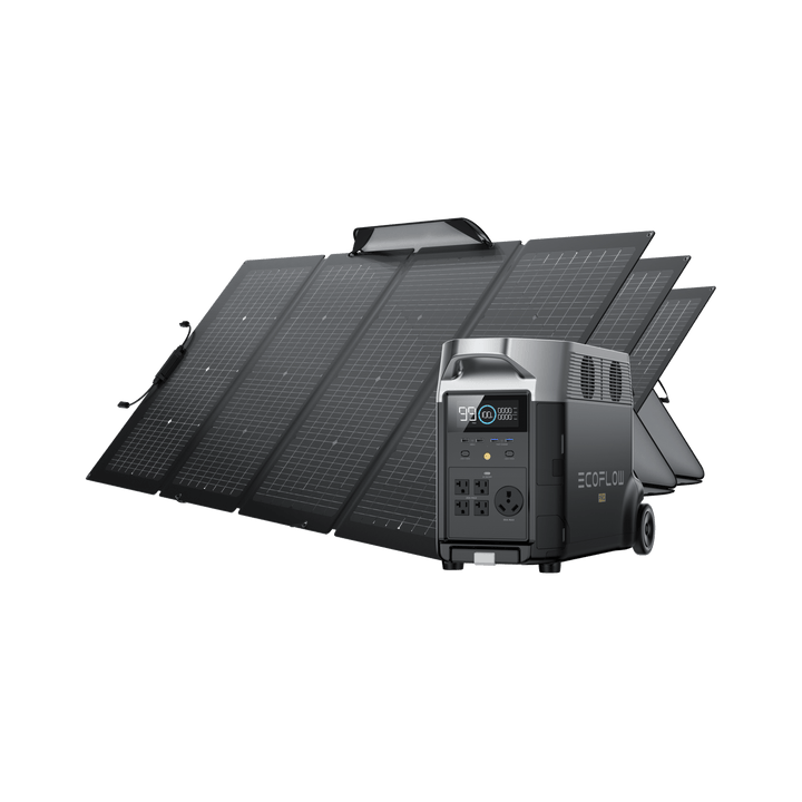 EcoFlow DELTA Pro + 220W Portable Solar Panel