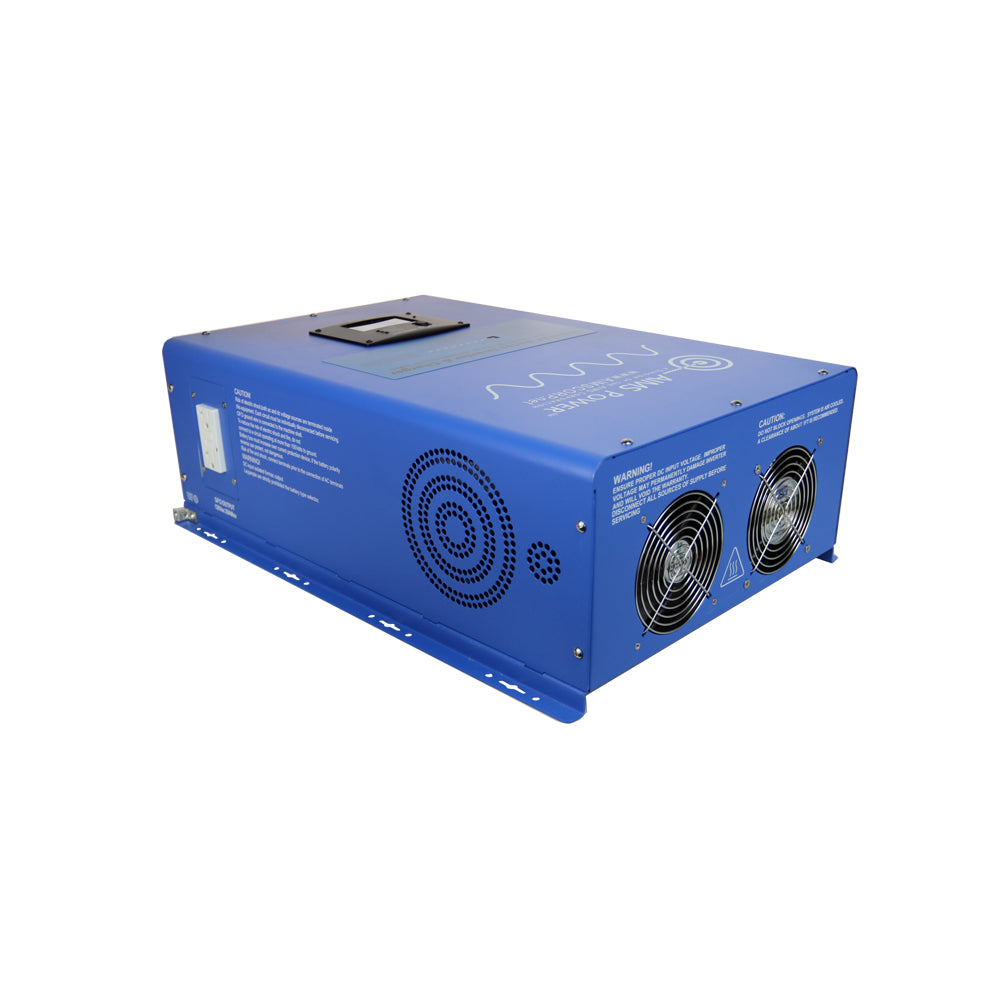 AIMS Power 12000 Watt Pure Sine Inverter Charger 48 Vdc / 240Vac Input &amp; 120/240Vac Split Phase Output ETL Listed to UL 1741 / CSA