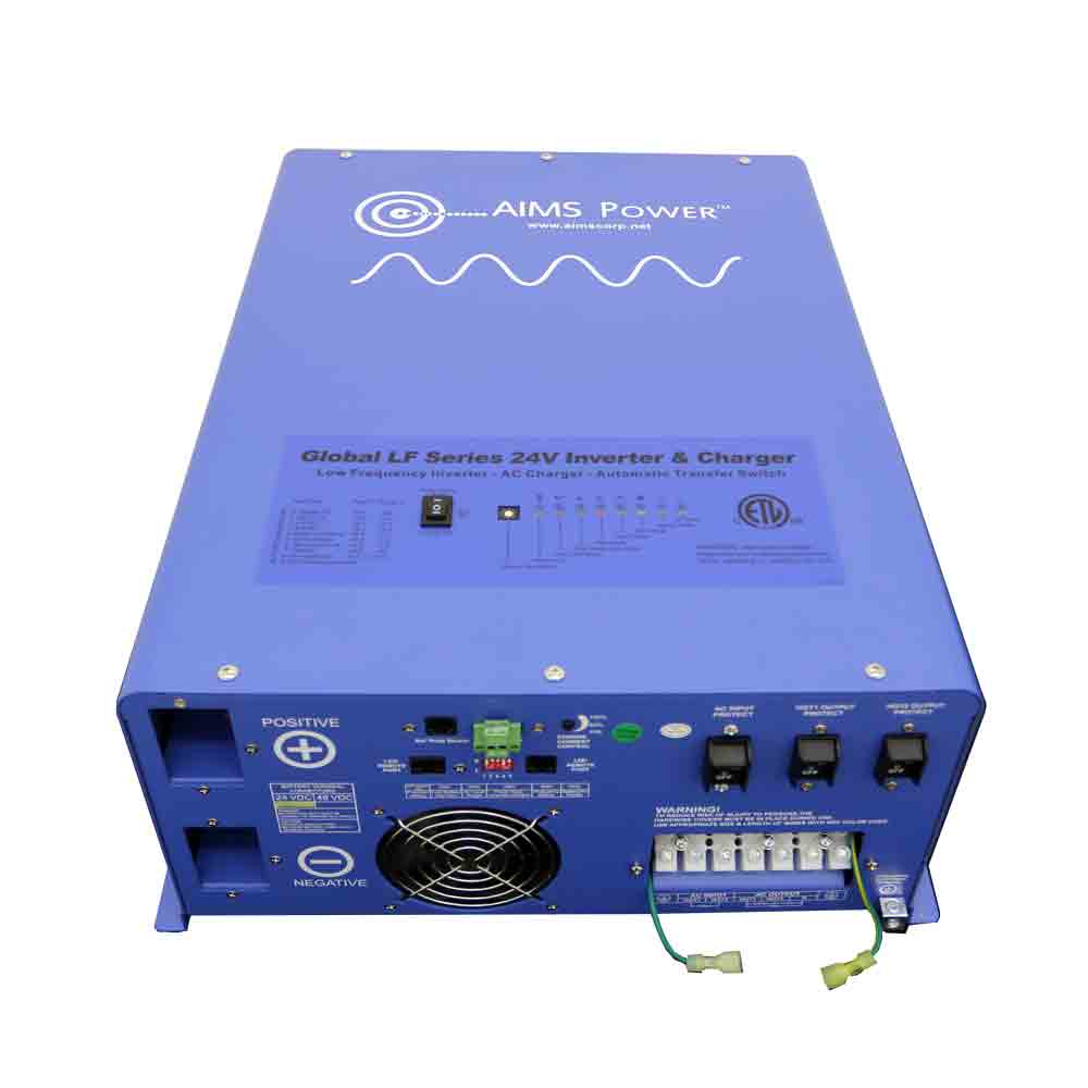 AIMS Power 4000 WATT PURE SINE INVERTER CHARGER 24Vdc TO 120Vac OUTPUT LISTED TO UL &amp; CSA