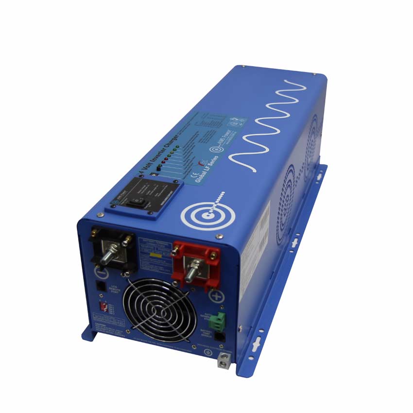 AIMS Power 4000 Watt Pure Sine Inverter Charger 12Vdc / 240Vac Input &amp; 120/240Vac Split Phase Output