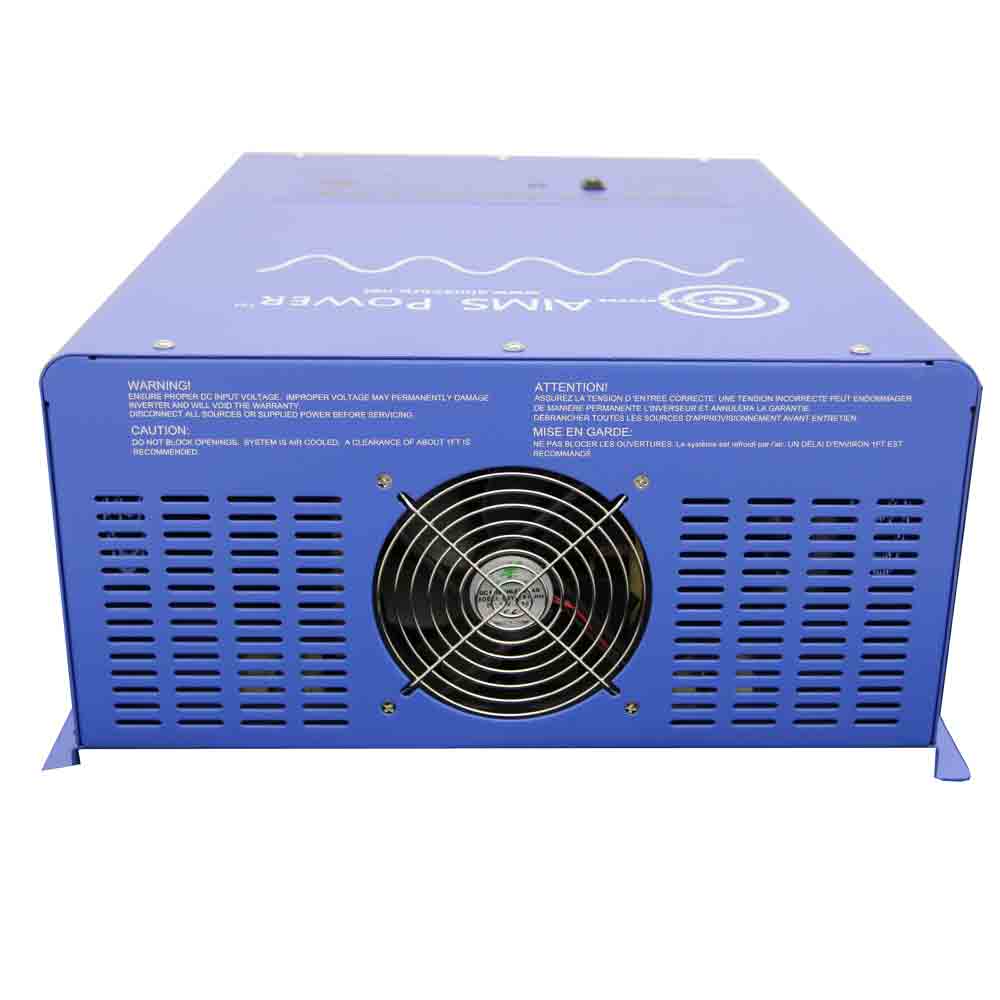 AIMS Power 6000 WATT PURE SINE INVERTER CHARGER 24Vdc TO 120Vac OUTPUT LISTED TO UL &amp; CSA