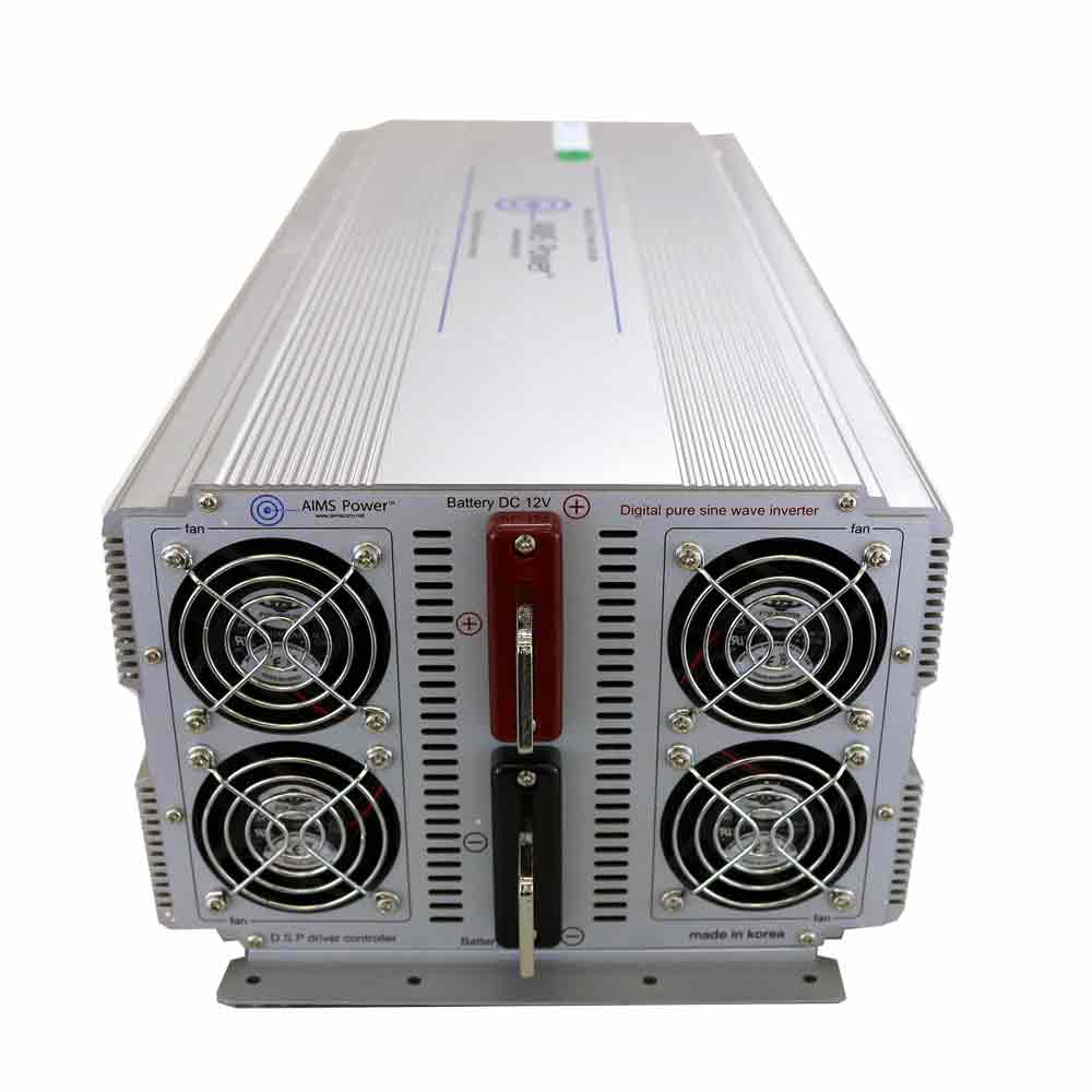 AIMS Power 5000 Watt Pure Sine Inverter - 12 volt 50/60 hz Industrial