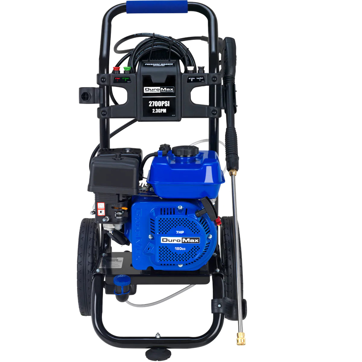 DuroMax XP2700PWS 2700 PSI 2.3 GPM 180cc Gas Engine Pressure Washer